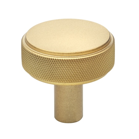 Gliderite Hardware 1-1/2 in. Knurled Knob Satin Gold, 10PK 5825-SG-10